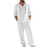 Zalecta - Zestaw Loungewear z Lnu
