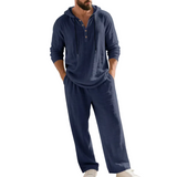 Zalecta - Zestaw Loungewear z Lnu