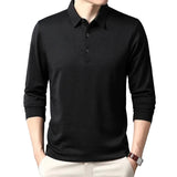 Elegancka Koszulka Polo z Długim Rękawem