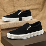 Eleganckie Płócienne Buty Slip-On