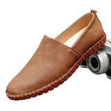 Santorini Skórzane Loafers