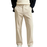 Herre Chinos w Sandy Beige – Luźny Krój