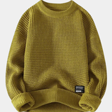 Premium Sweter w Splot Plaster Miodu
