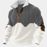 Polarowy Sweter ze Stójką