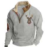 Sweter Silvio Vintage z zamkiem