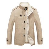 Elegancki Fleece Płaszcz