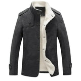 Elegancki Fleece Płaszcz