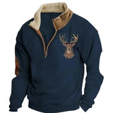 Sweter Silvio Vintage z zamkiem