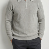 Half-Zip Polo Sweater