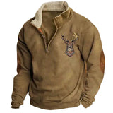Sweter Silvio Vintage z zamkiem