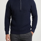 Knitted Half-Zip Jumper