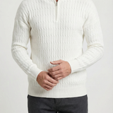 Wavy Half-Zip Jumper