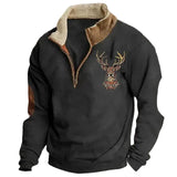 Sweter Silvio Vintage z zamkiem